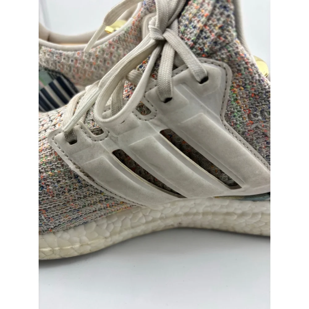 Women's Adidas Ultra Boost Athletic Shoes Size 10 Beige Multi-color - Picture 12 of 16